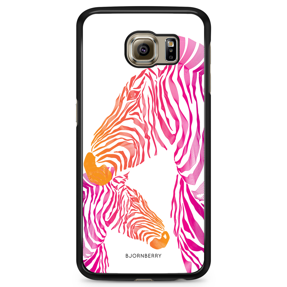 Samsung Galaxy S6 Edge Case - Pink Zebras