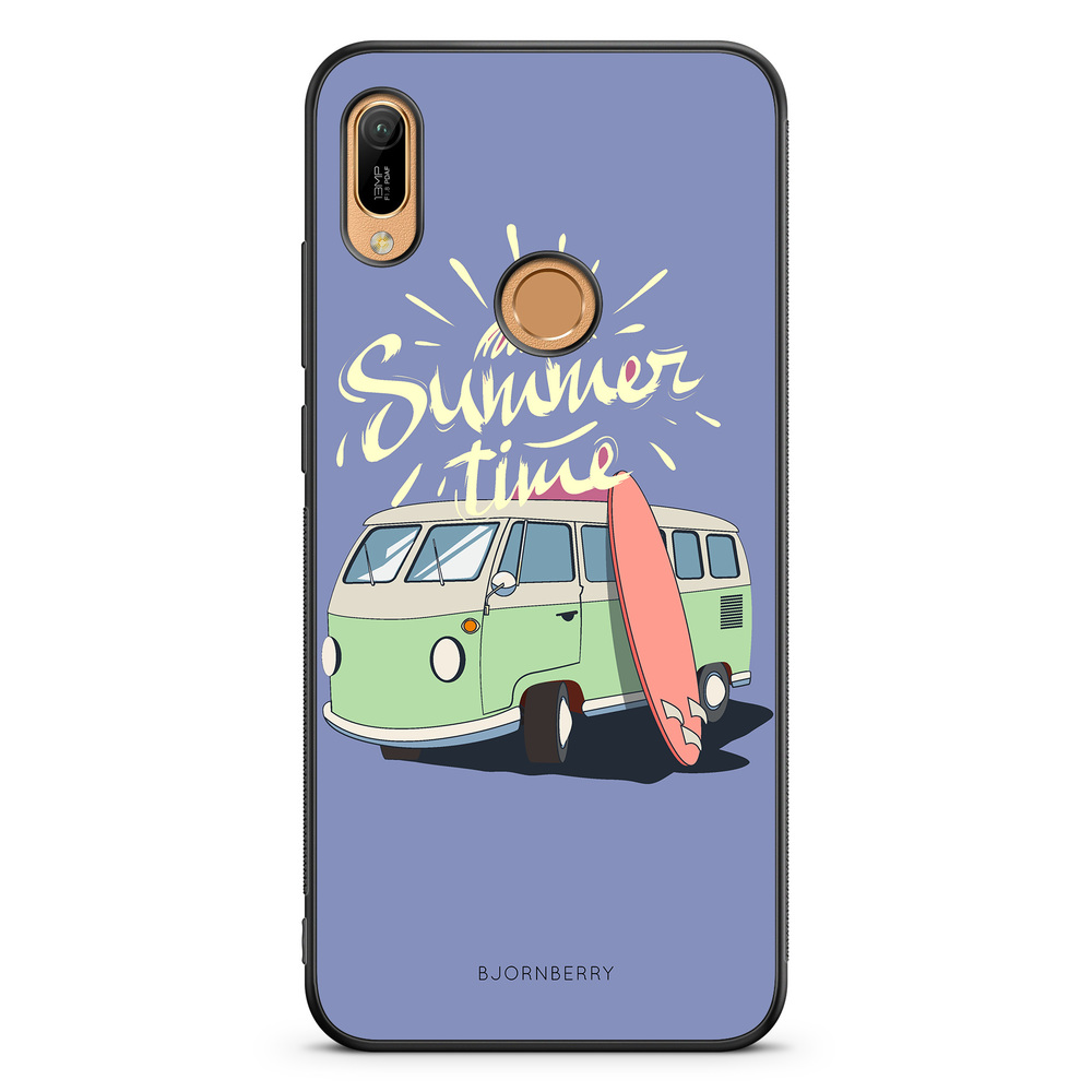 Huawei Y6 2019 Case - Summer Van (Blue)