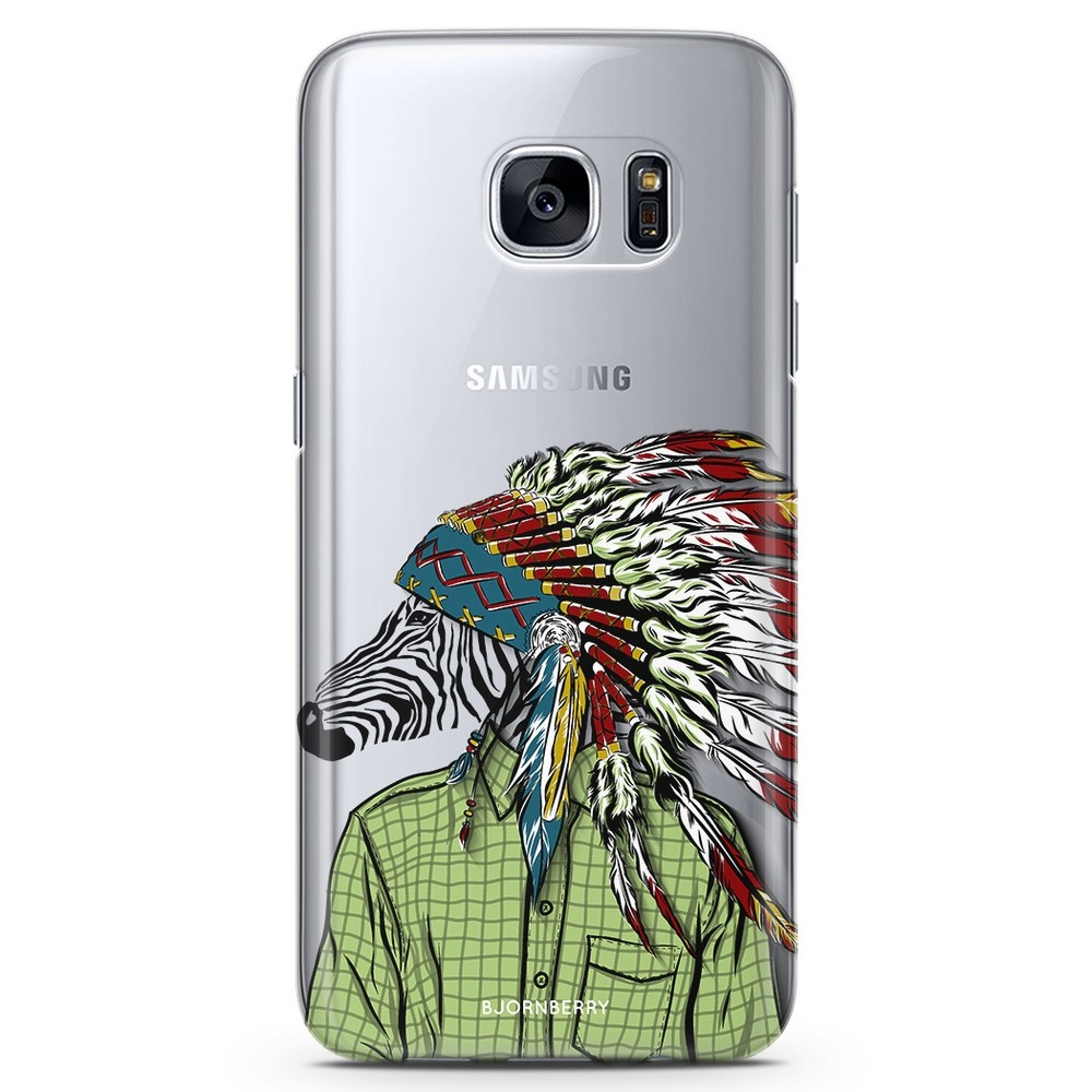 Samsung Galaxy S7 TPU Case - Hipster Zebra