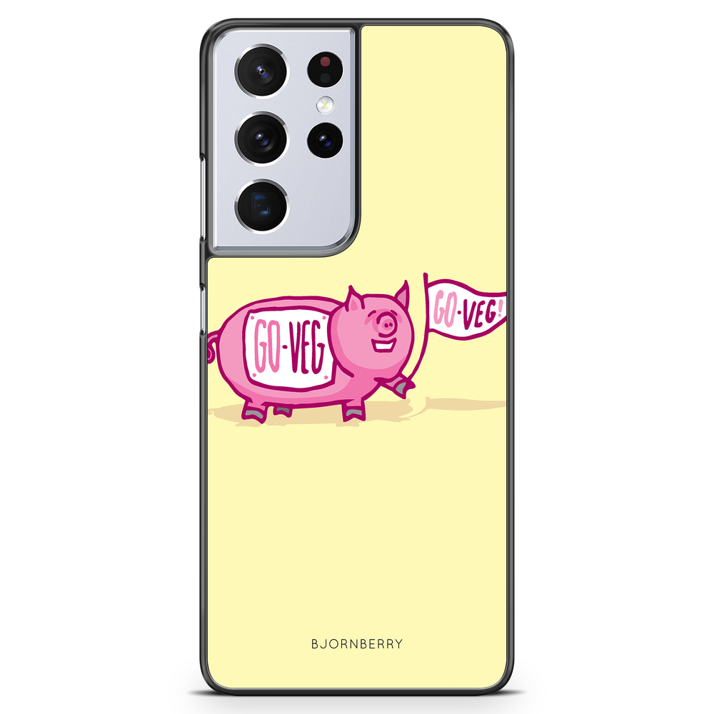 Samsung Galaxy S21 Ultra Case - Pink Pig