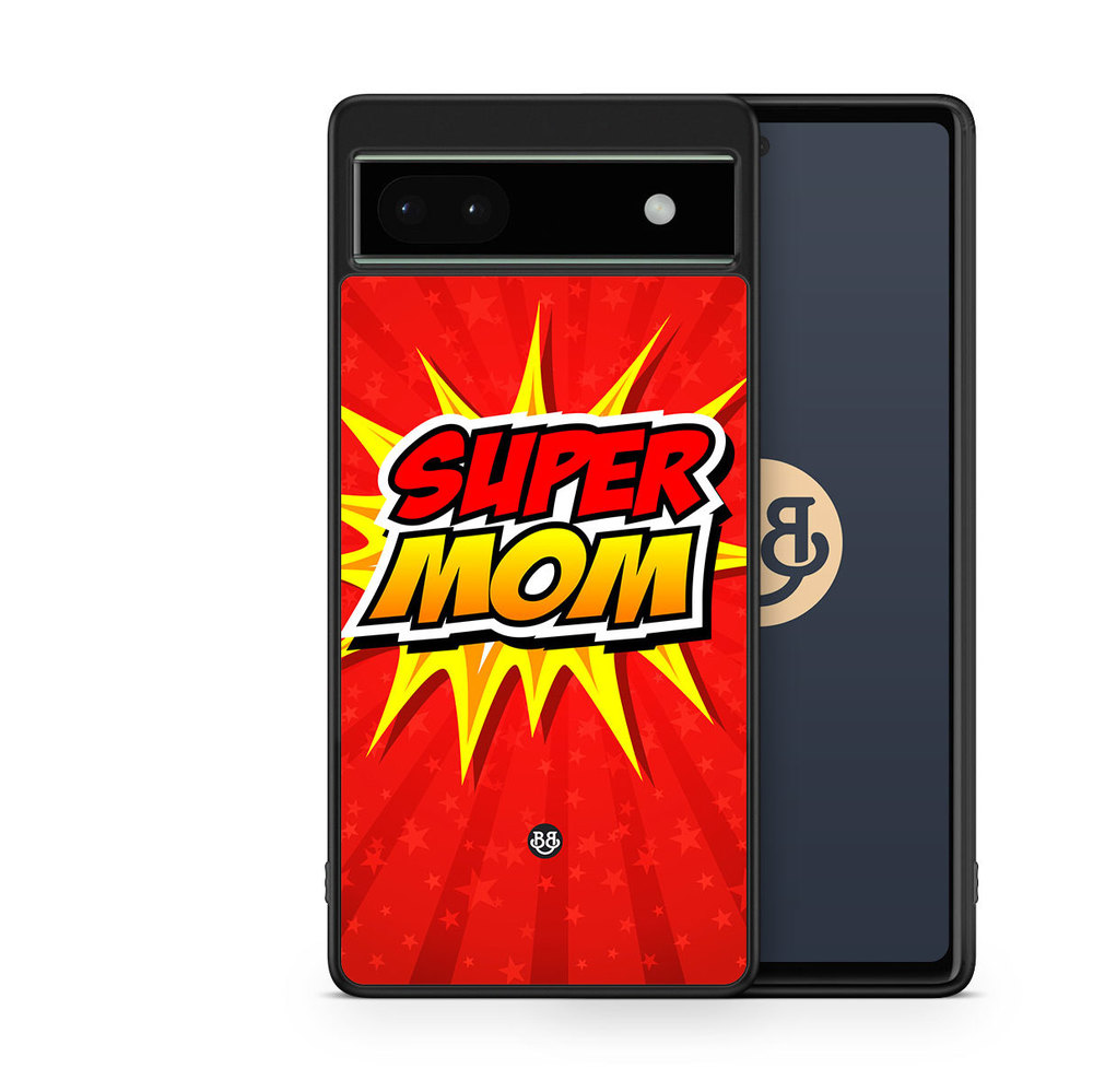 Google Pixel 6a Case - Super mom