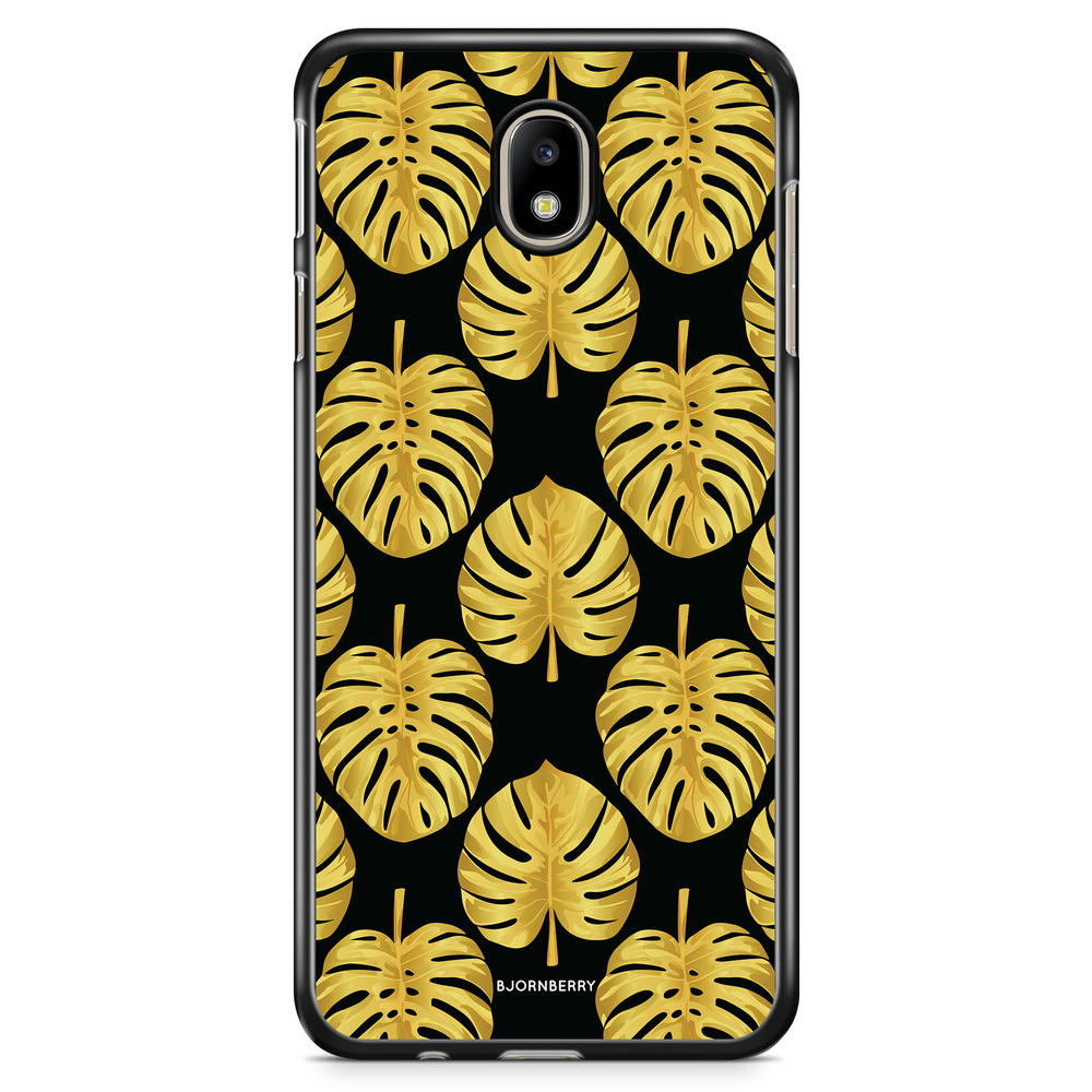Samsung Galaxy J3 (2017) Case - Gold Monstera