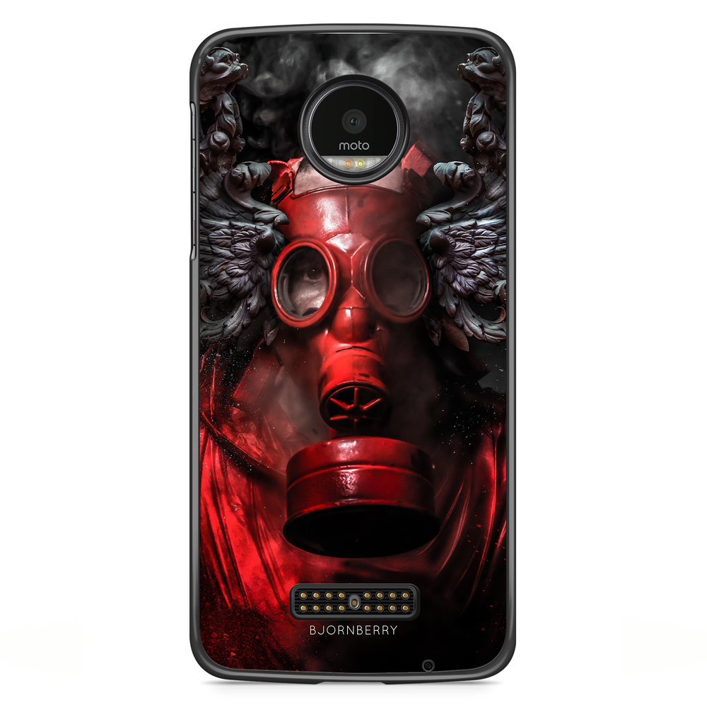 Moto Z2 Play Case - Gas Mask