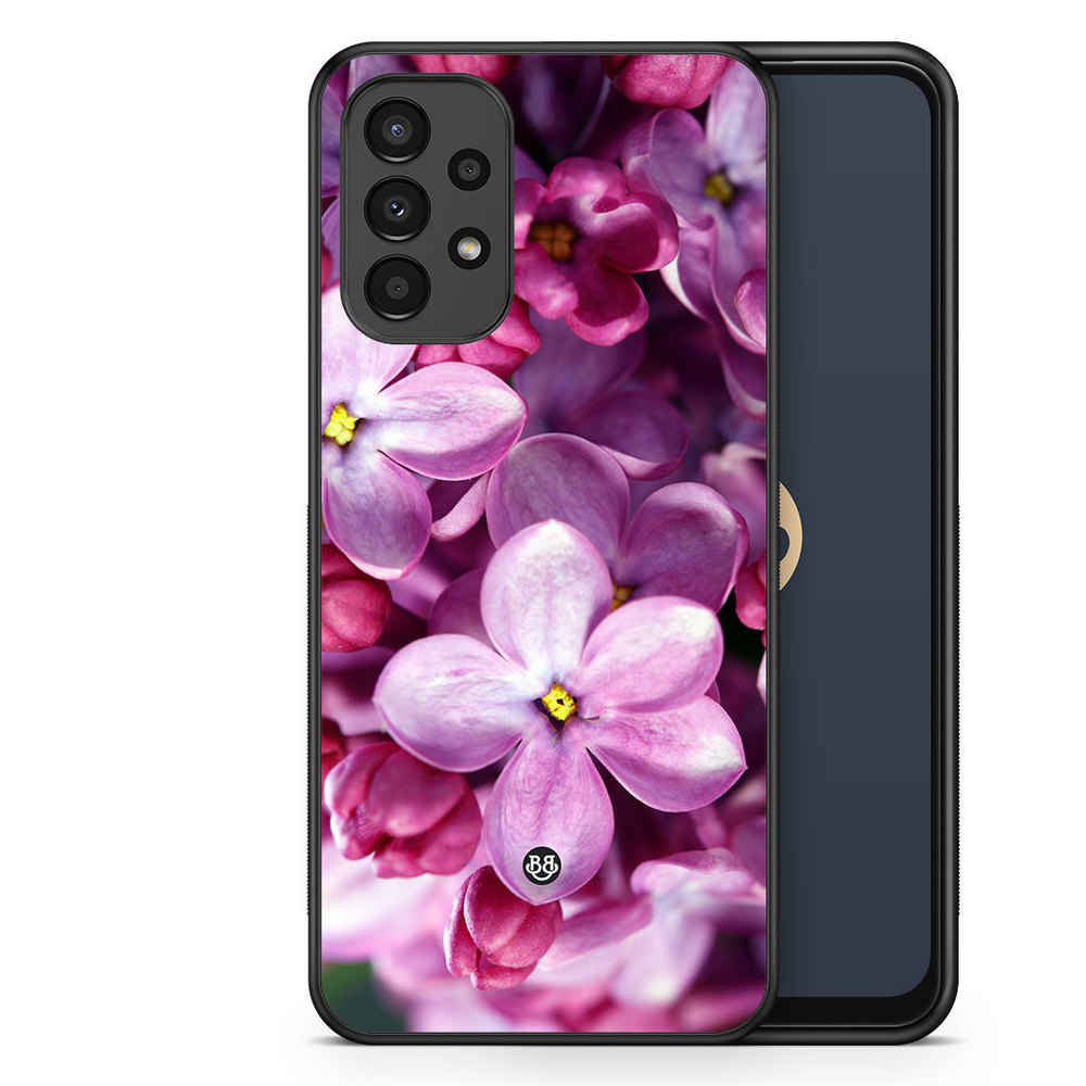 Samsung Galaxy A13 Case - Purple Spring Flower