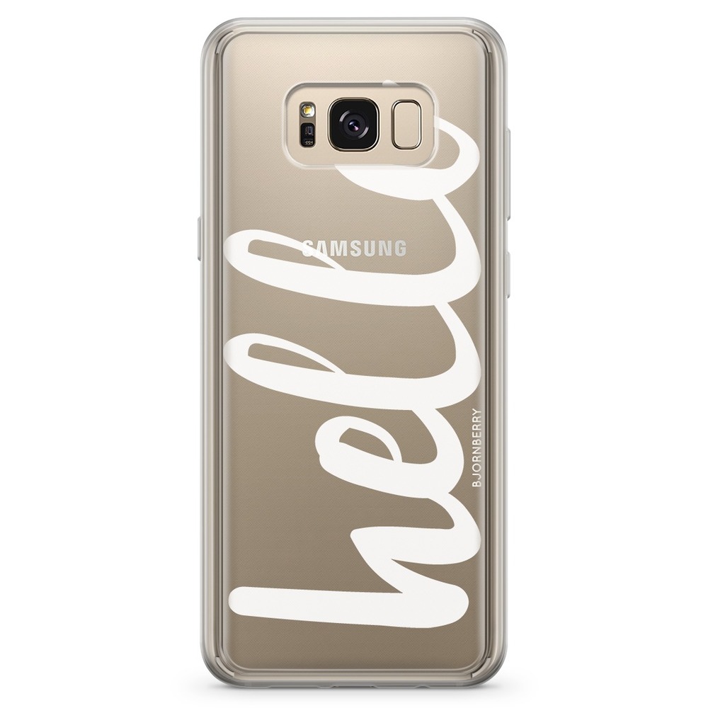 Samsung Galaxy S8 Plus Fashion Case - Hello White