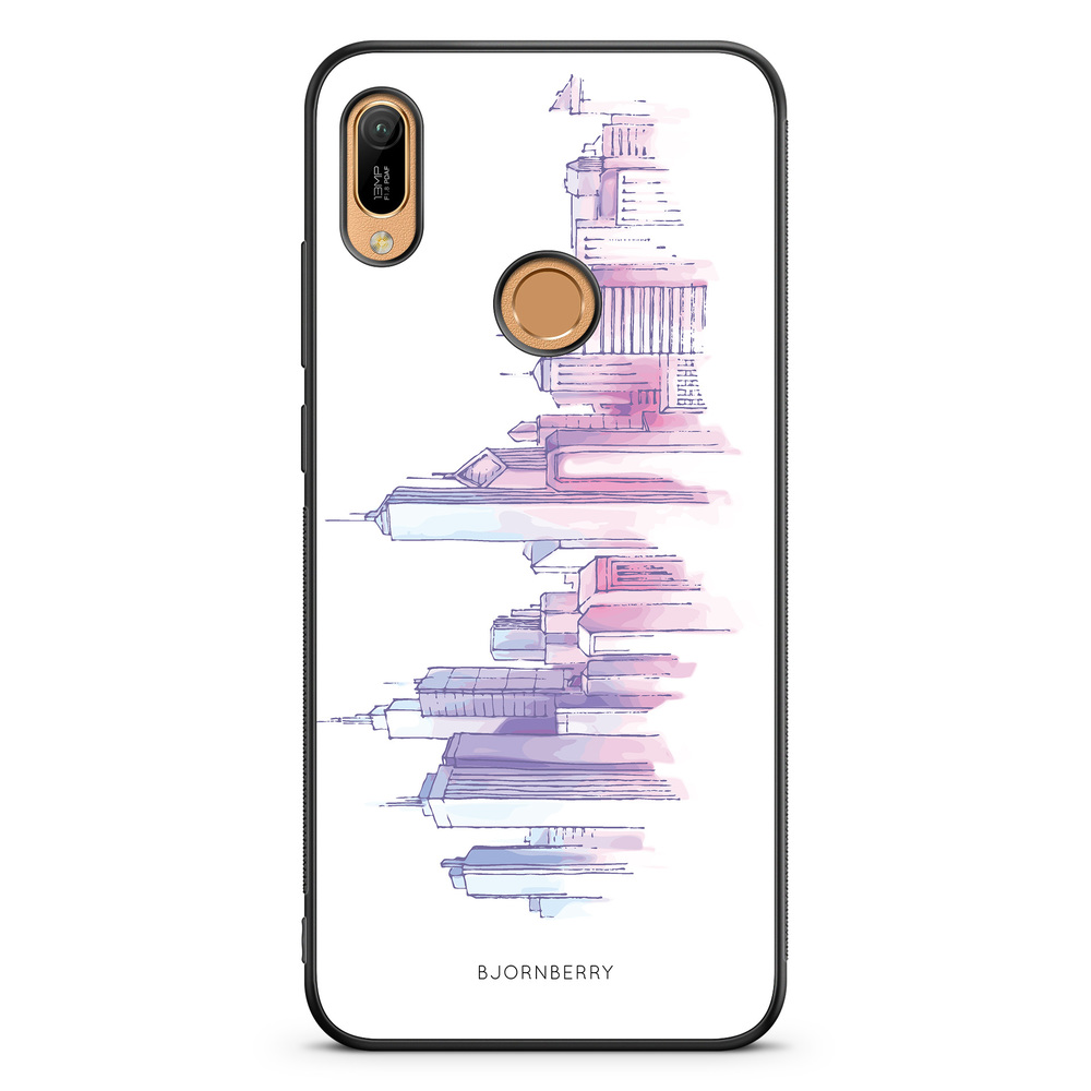 Huawei Y6 2019 Case - Watercolor Skyline