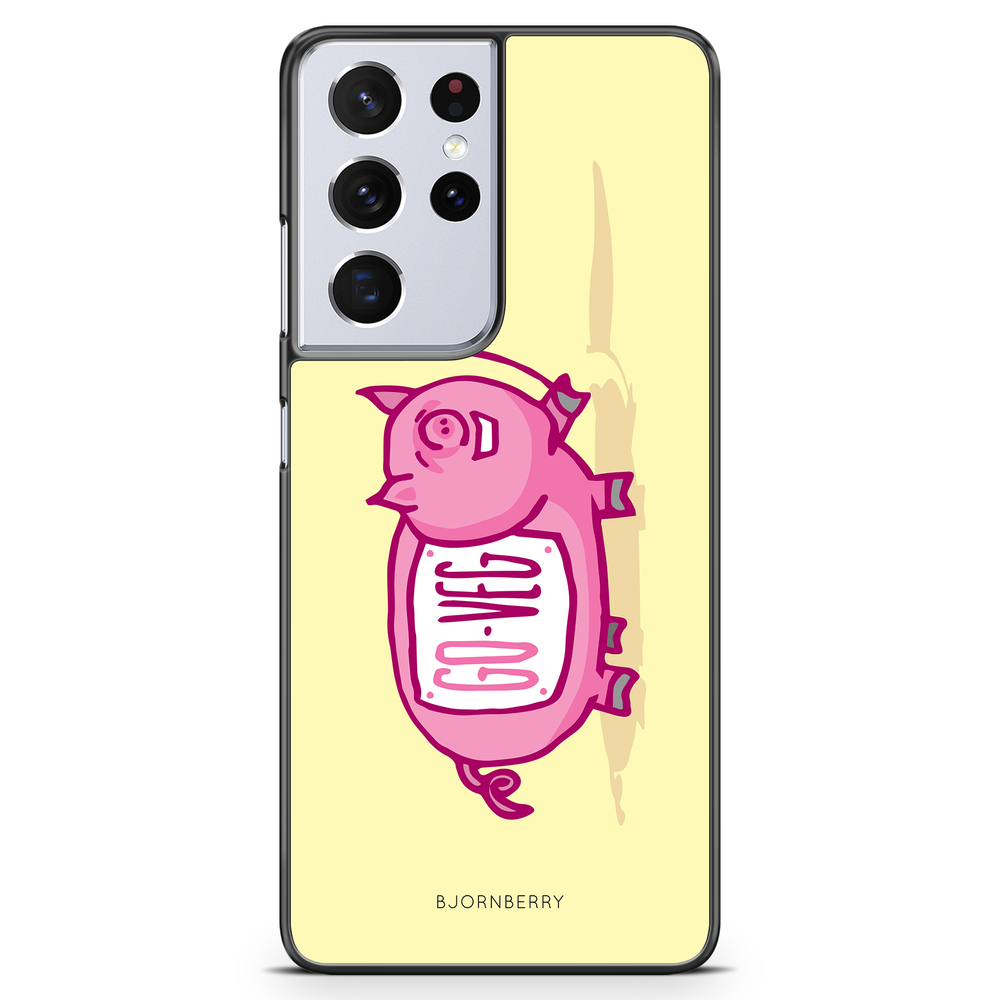 Samsung Galaxy S21 Ultra Case - Pink Pig
