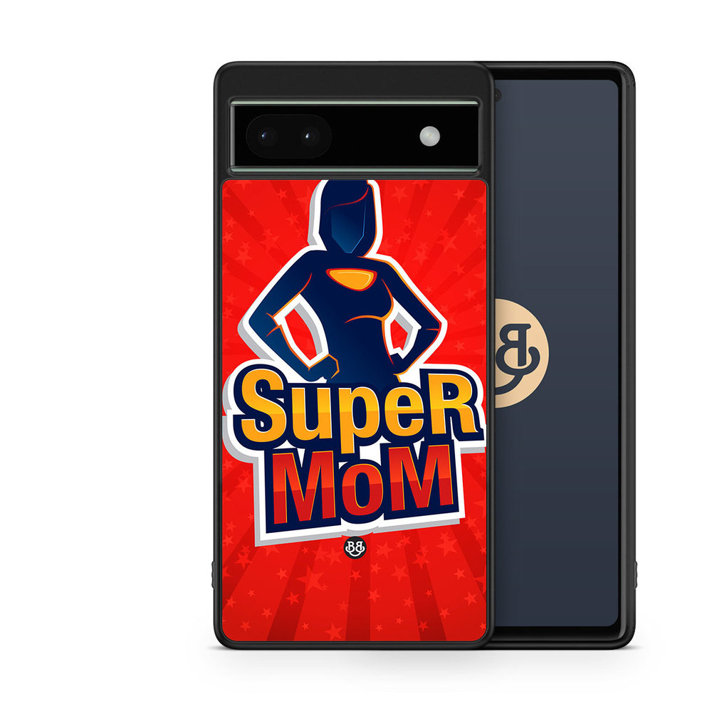 Google Pixel 6a Case - Super mom 2