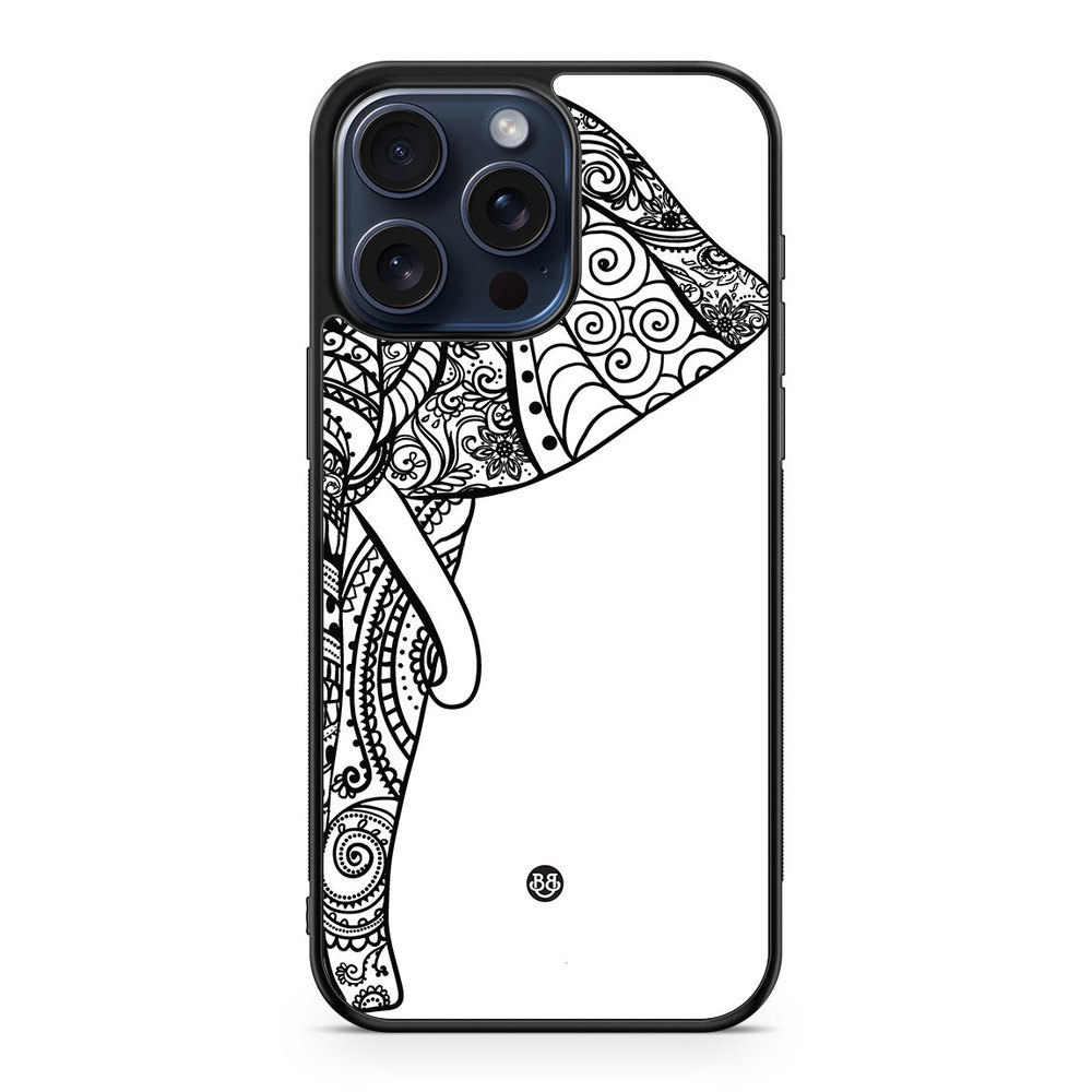 iPhone 15 Pro Max Case - Mandala Elephant
