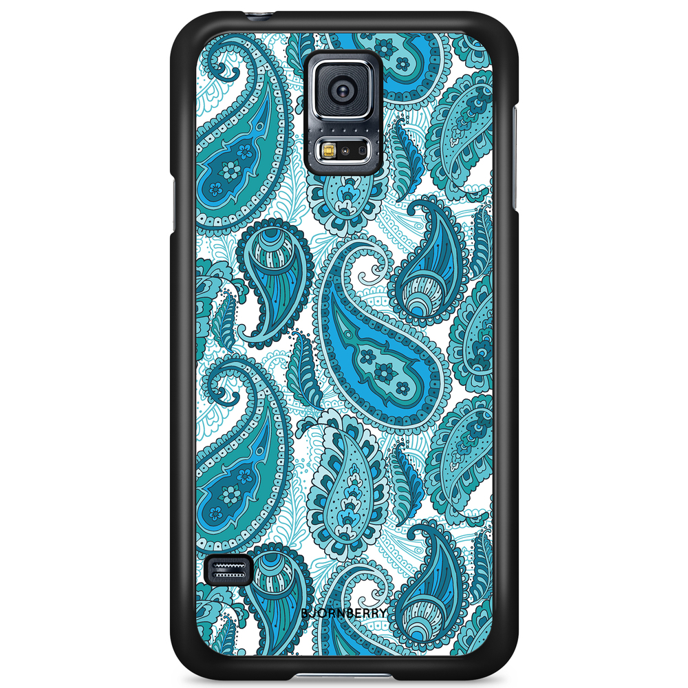 Samsung Galaxy S5/S5 NEO Case - Blue Paisley