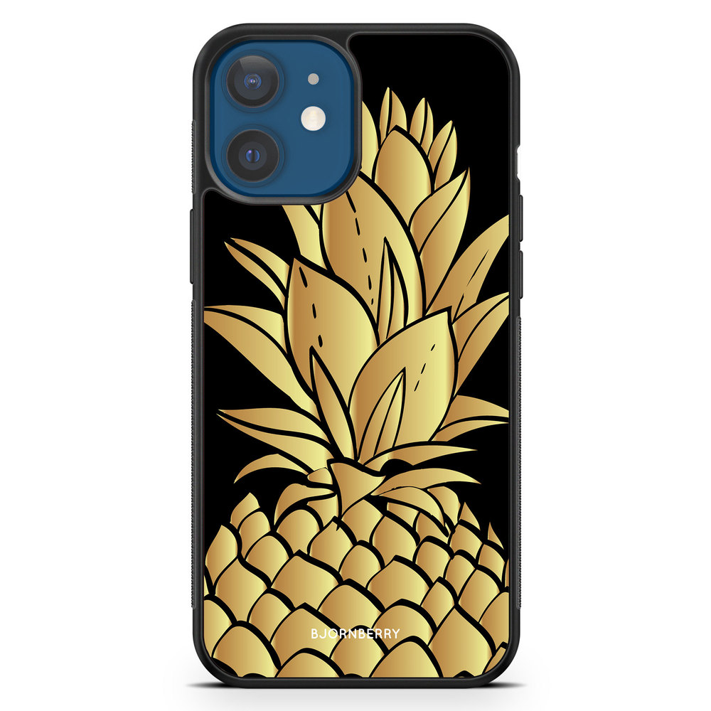 iPhone 12 Mini Case - Gold Pineapple