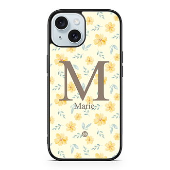 iPhone 15 Custom Case - AWAKEN - Golden Bloom