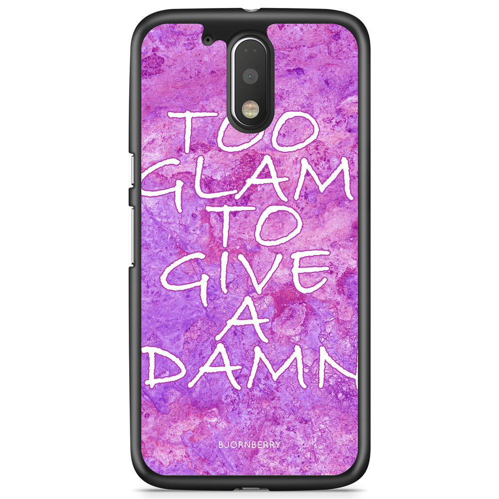 Moto G4/G4 Plus Case - Too glam to give 