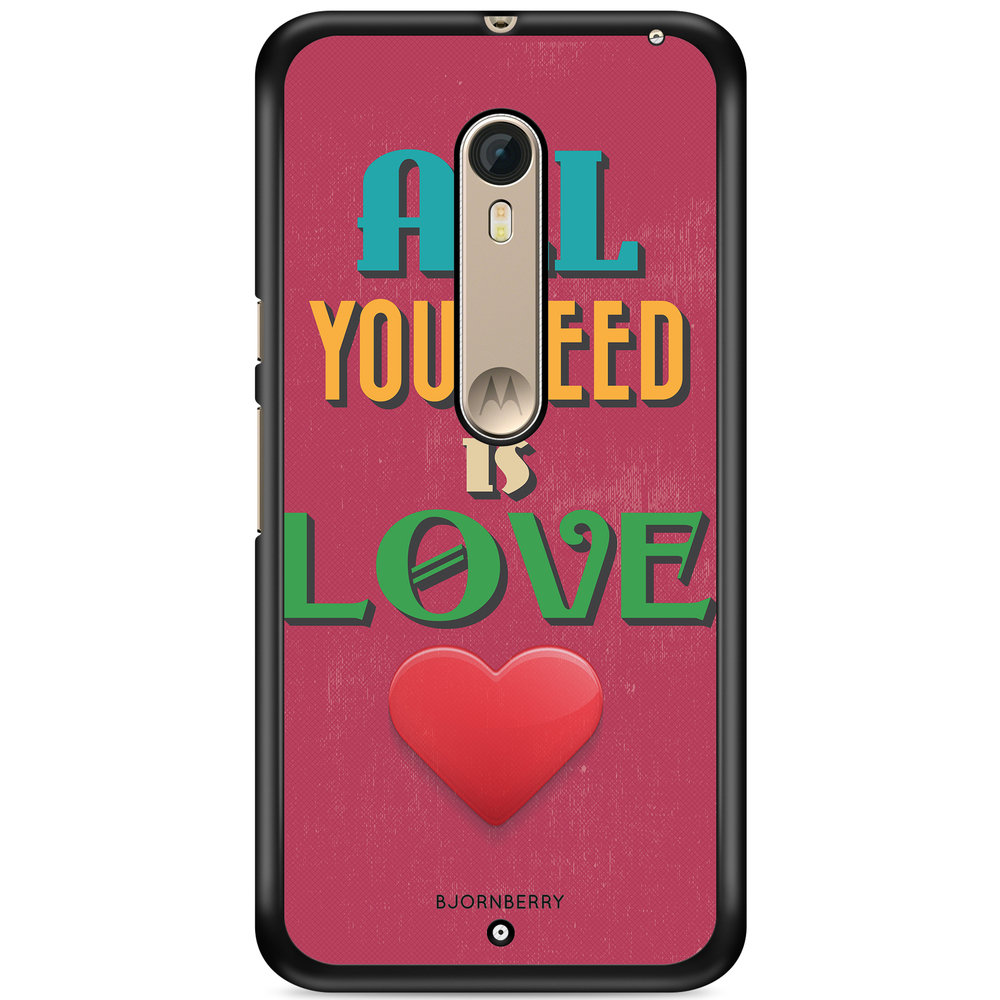 Moto X Style Case - All You Need Is Love