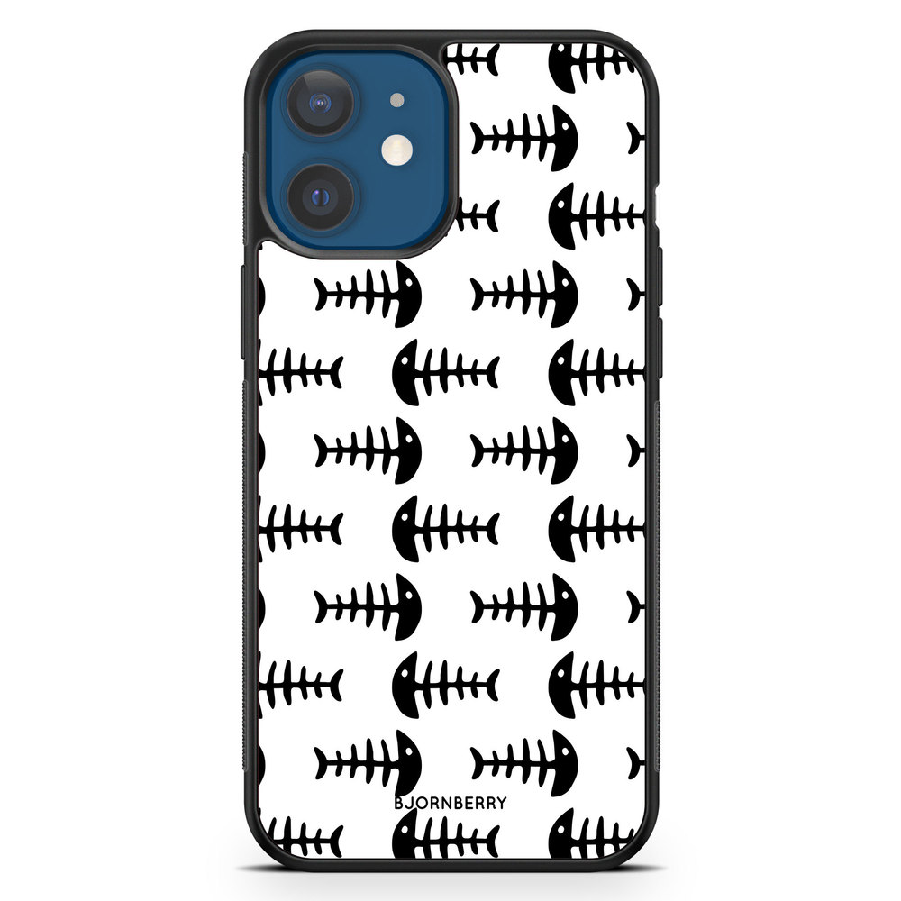 iPhone 12 Mini Case - Fish Skeleton