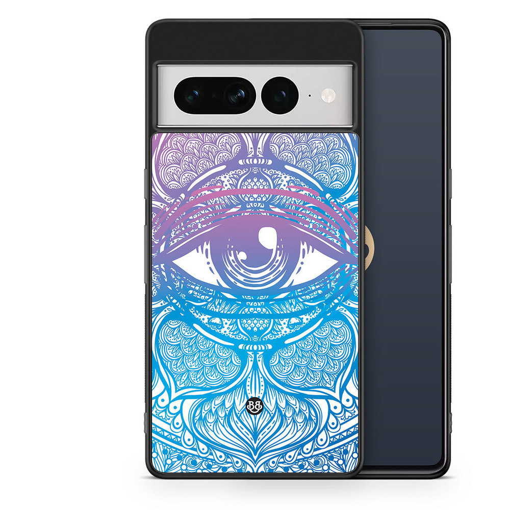 Google Pixel 7 Pro Skal - Mandala Öga