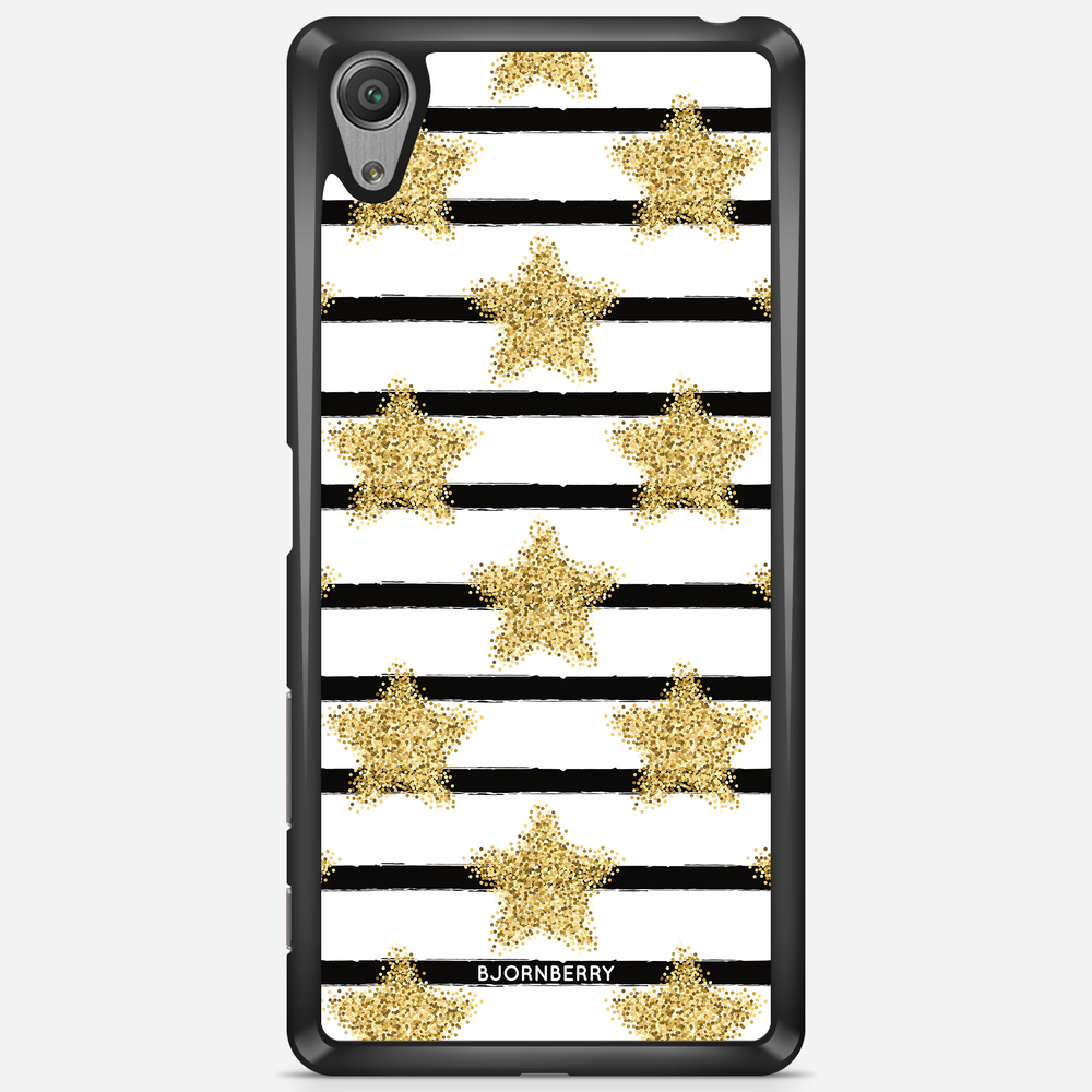 Sony Xperia X Performance Case - Gold Stars