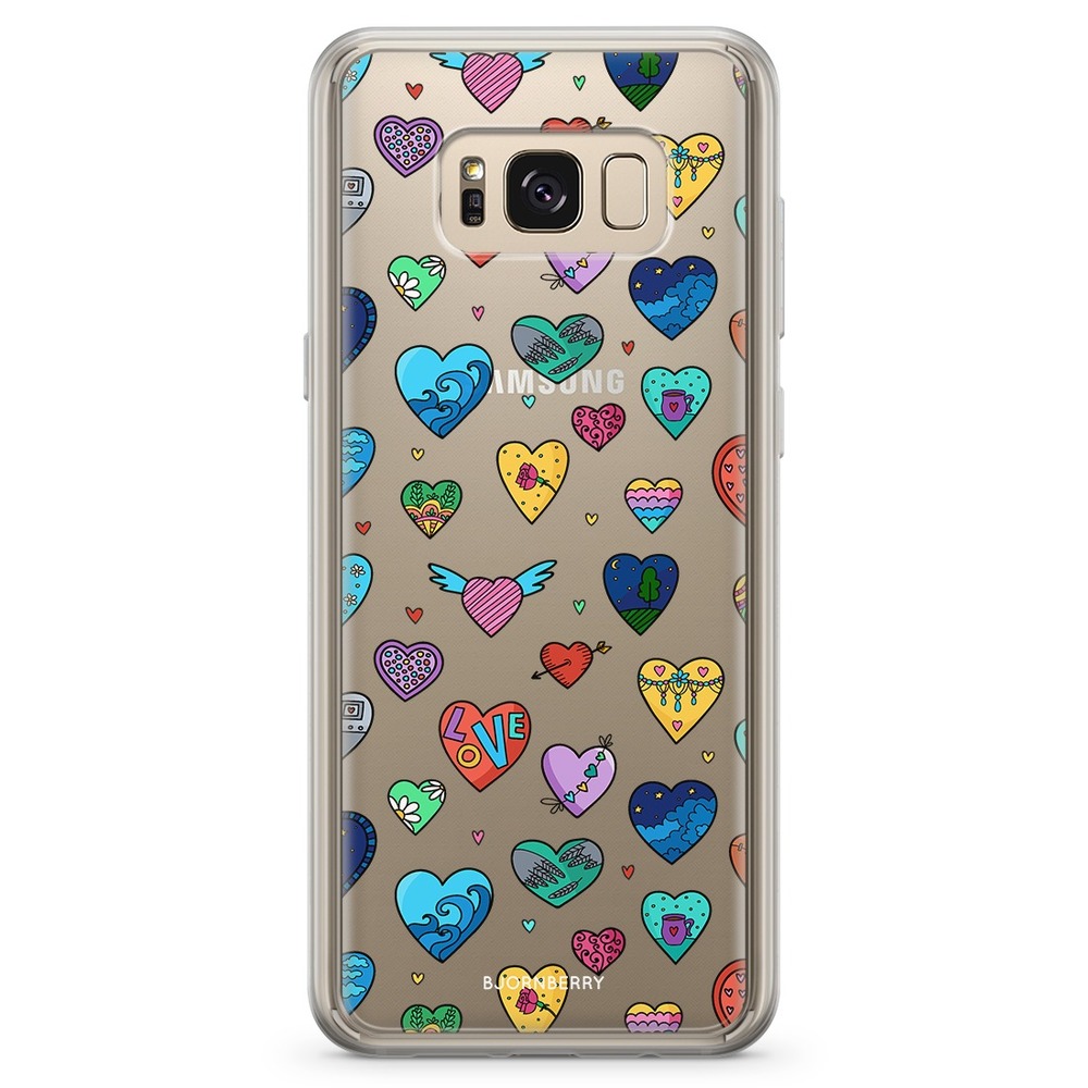Samsung Galaxy S8 Plus Fashion Skal - Hjärtan