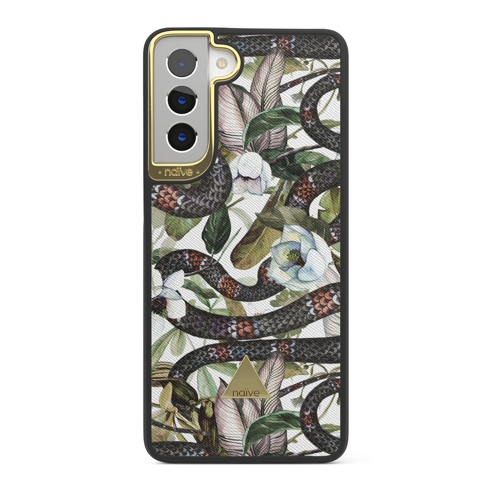 Naive Samsung Galaxy S21 Case - Jungle Snake