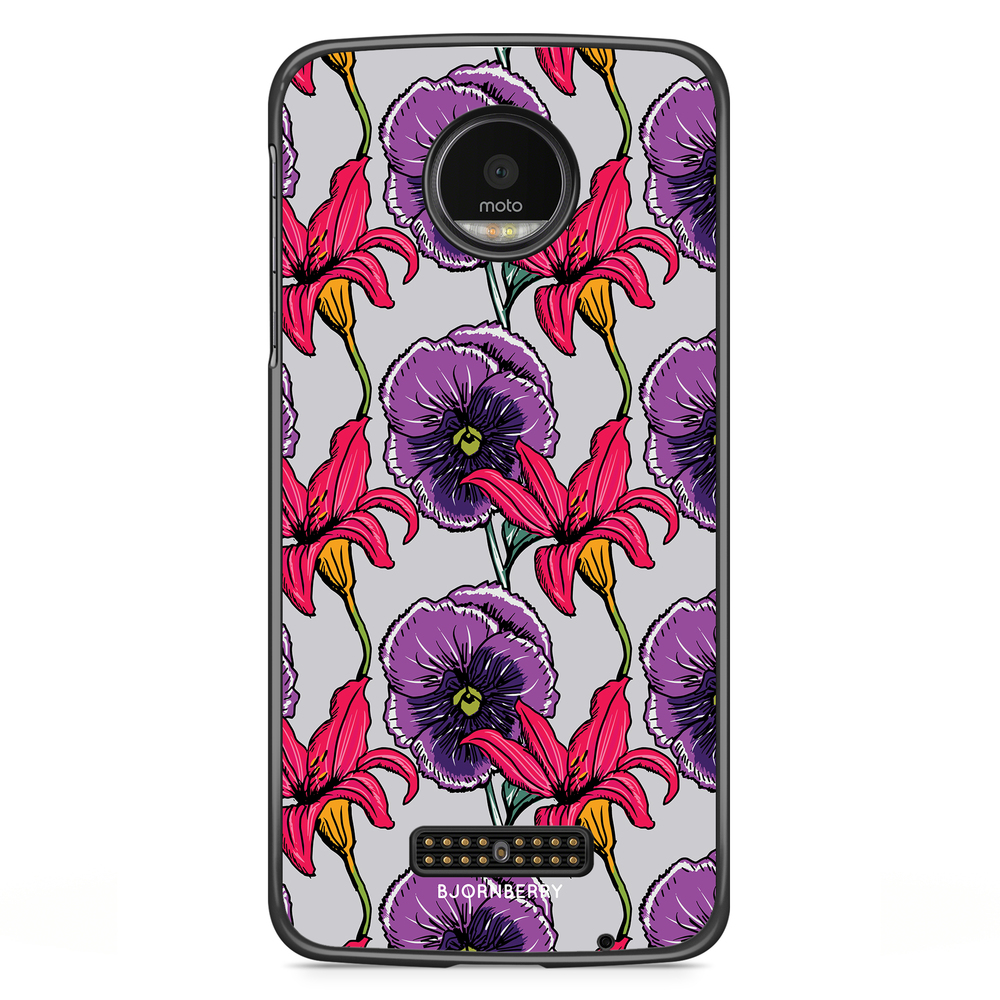 Moto Z2 Play Case - Flowers