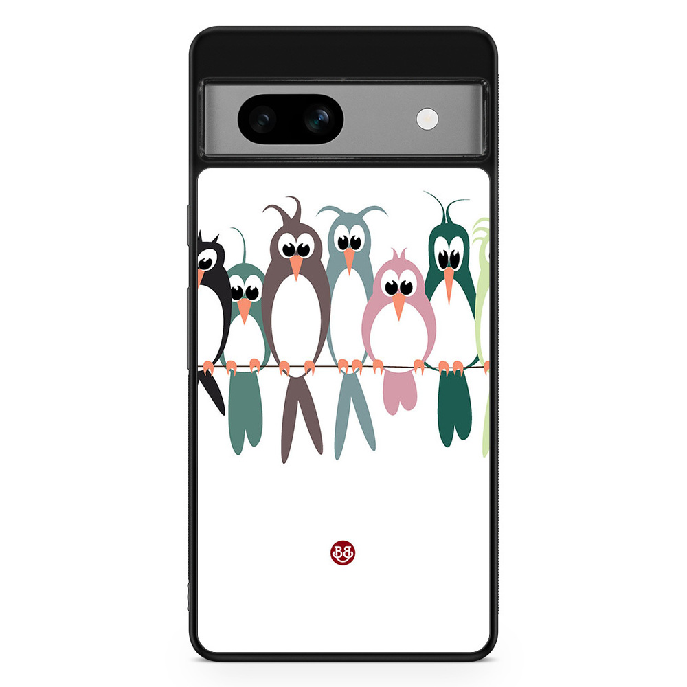 Google Pixel 7a Case - Birds on a string