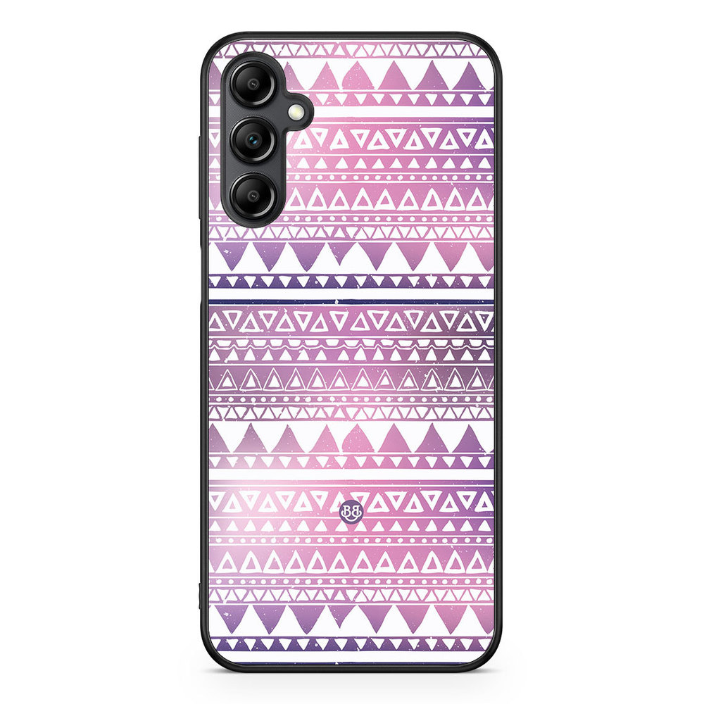 Samsung Galaxy A14 4G/5G Case - Purple Aztec