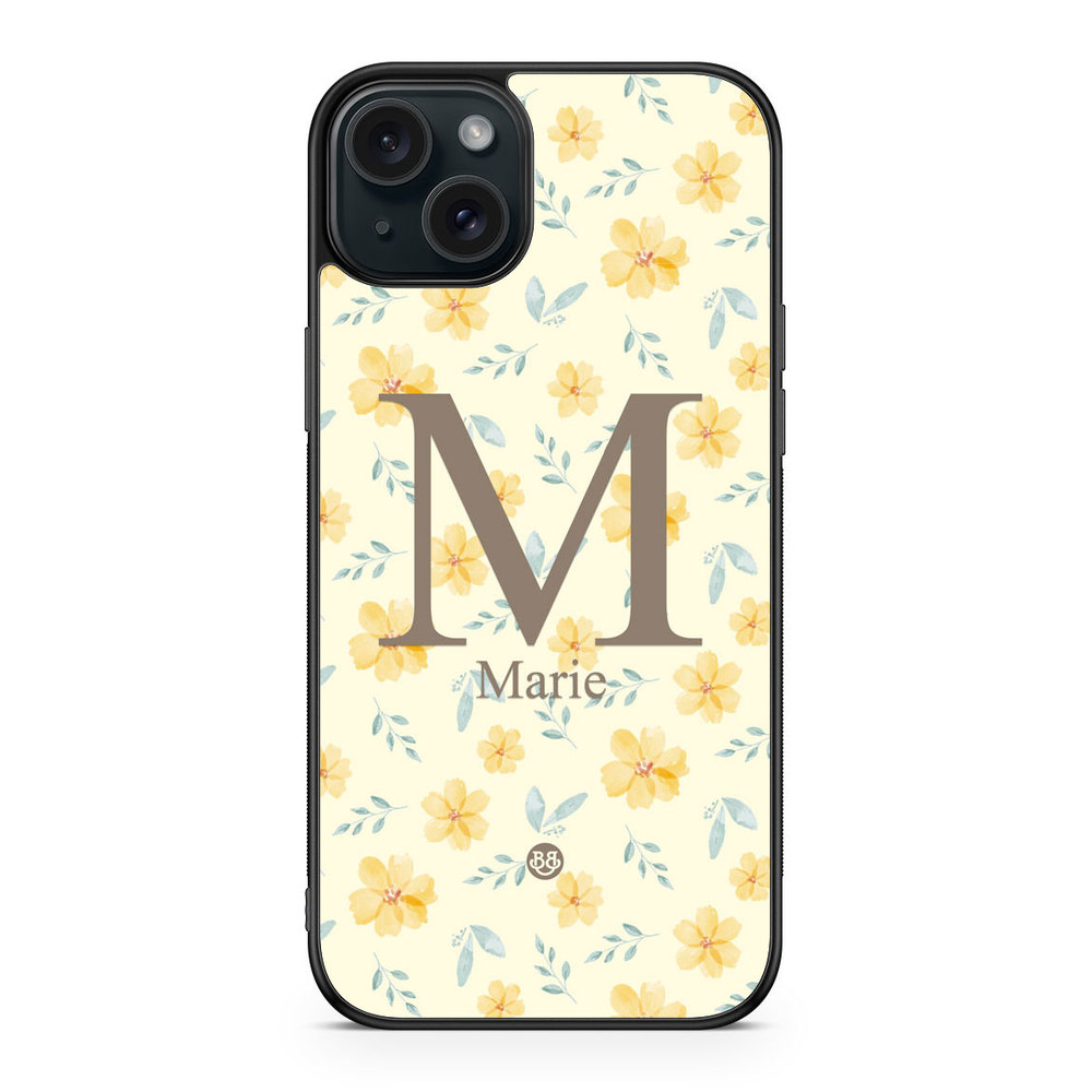 iPhone 15 Plus Custom Case - AWAKEN - Golden Bloom