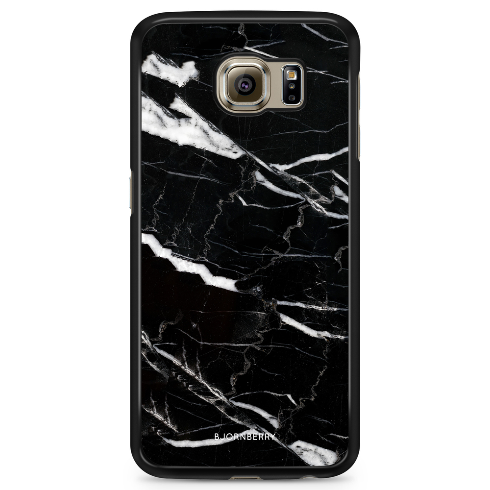 Samsung Galaxy S6 Edge Case - Black Marble