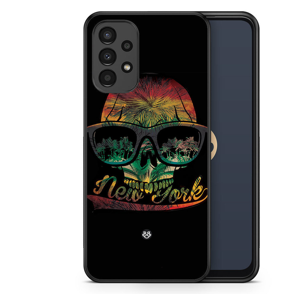 Samsung Galaxy A13 Case - New York Skull