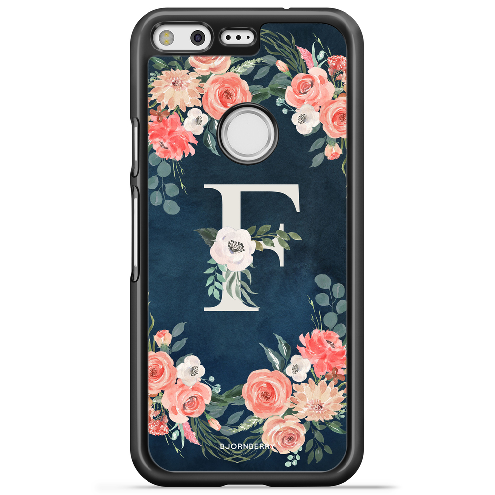 Google Pixel Case - Monogram F