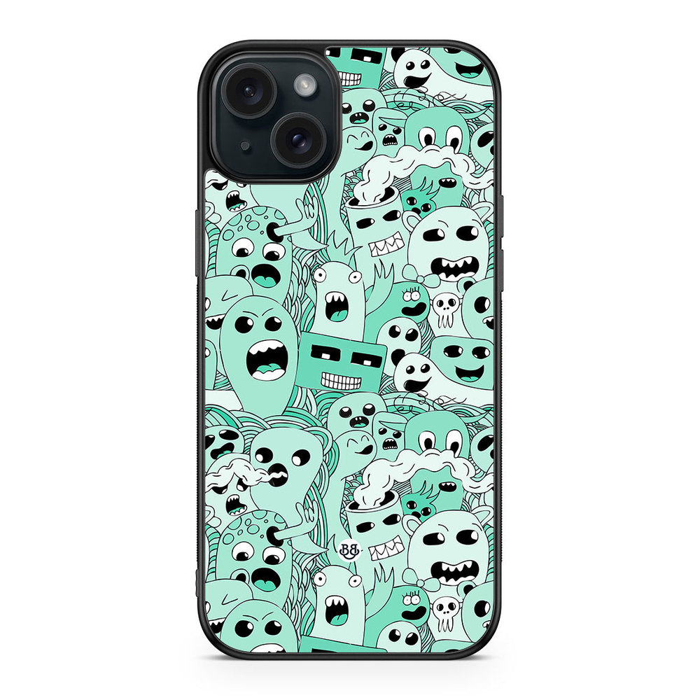 iPhone 15 Plus Case - Spökmönster