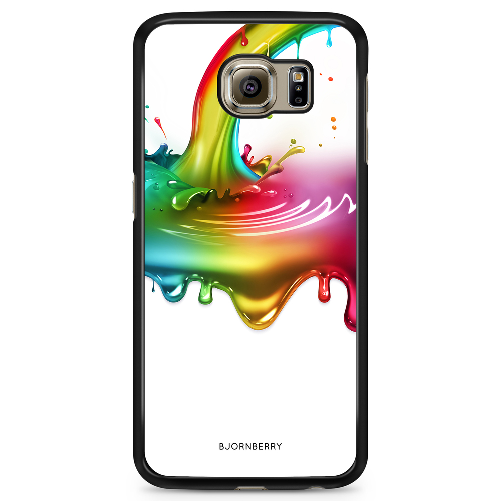 Samsung Galaxy S6 Edge Case - Rainbow Splash