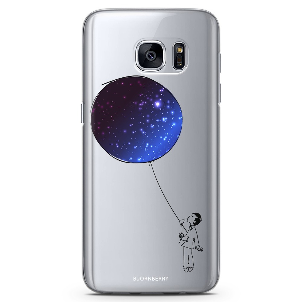 Samsung Galaxy S7 TPU Case - Space balloon