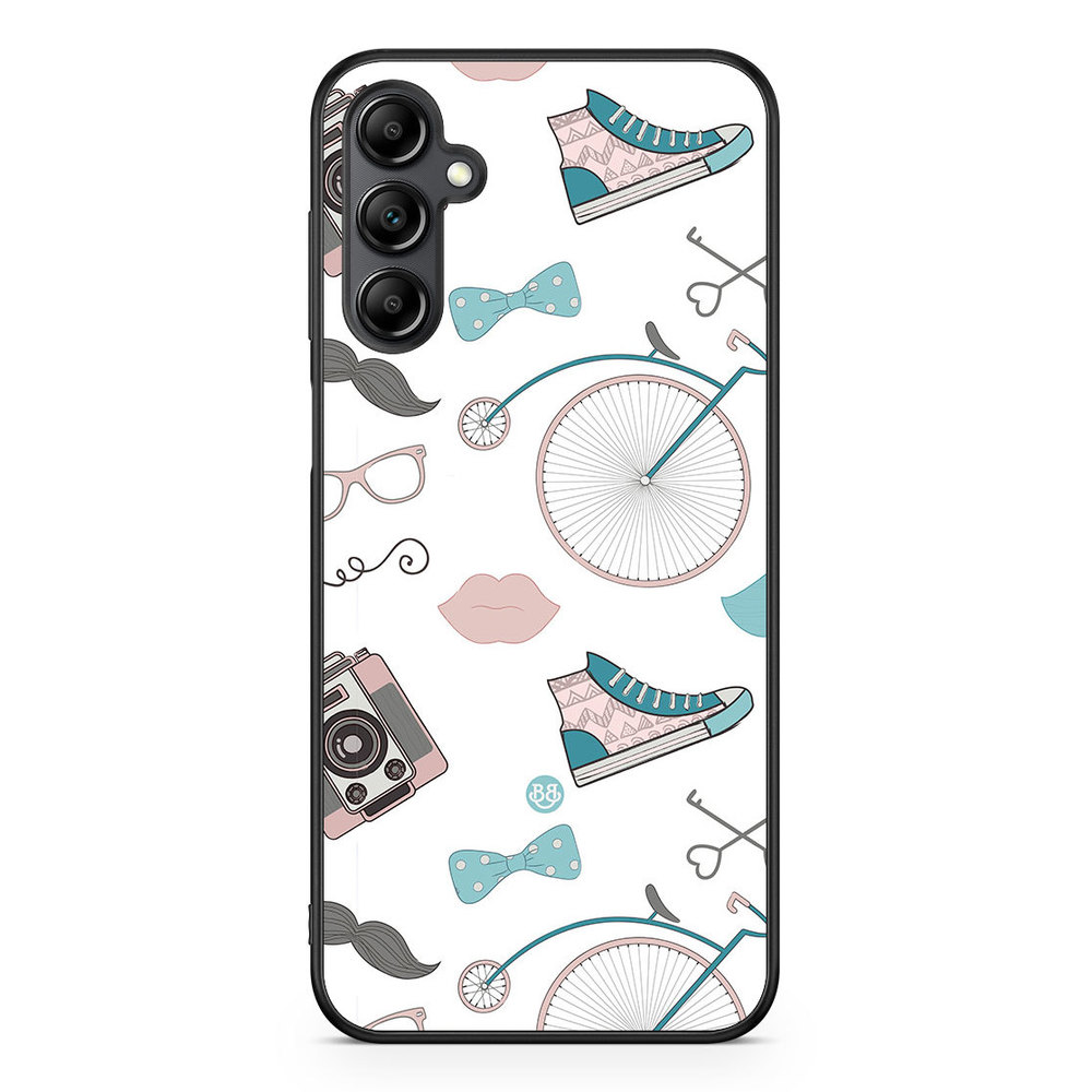 Samsung Galaxy A14 4G/5G Case - Hipster Pattern