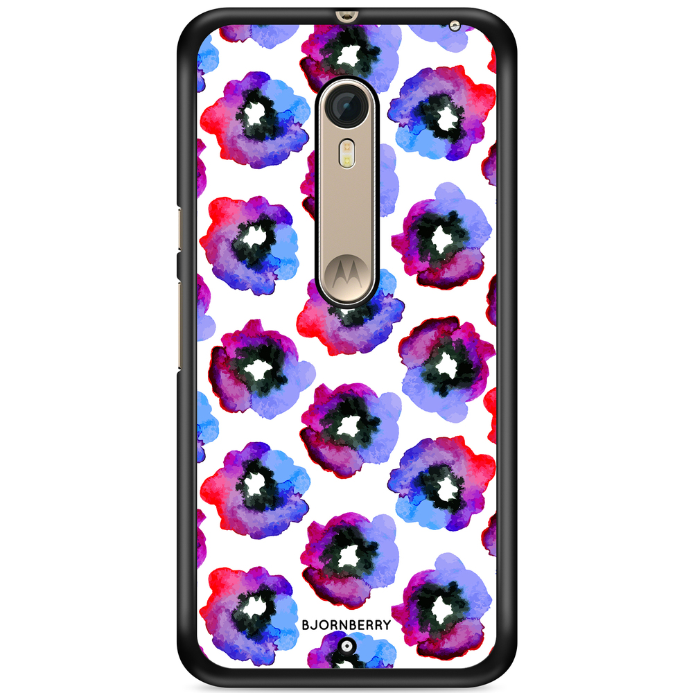 Moto X Style Skal - Violettblommor