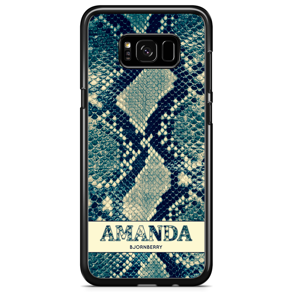 Samsung Galaxy S8 Plus Case Custom - Custom Blue Snake