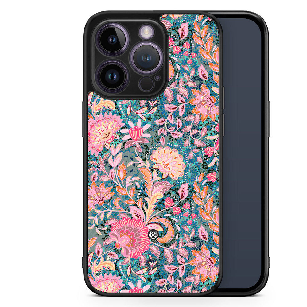 iPhone 14 Pro Case - Fantasy Flowers
