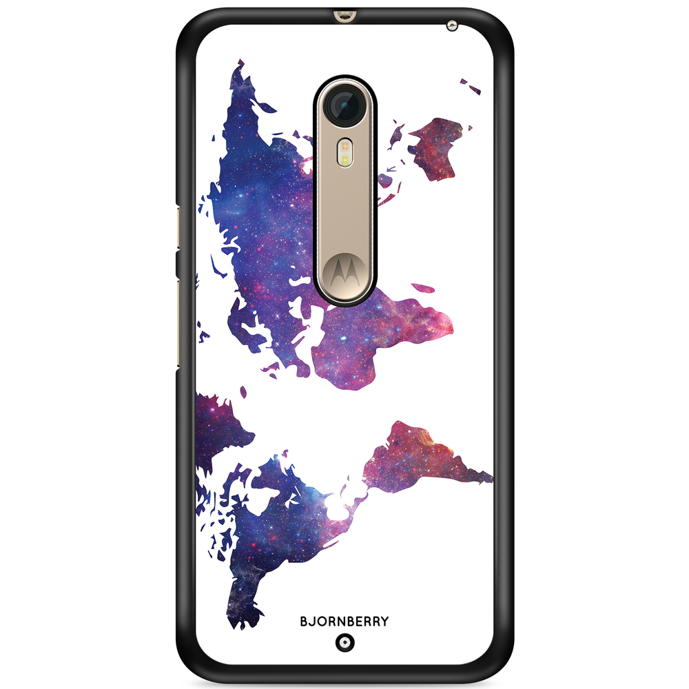 Moto X Style Case - World Map Space