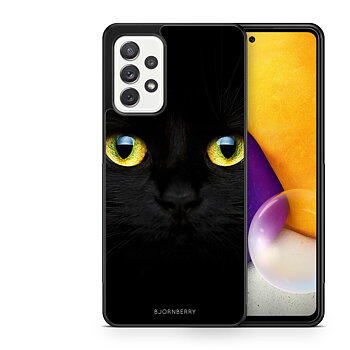 Samsung Galaxy A52/A52s 5G Case - Black Cat Close Up