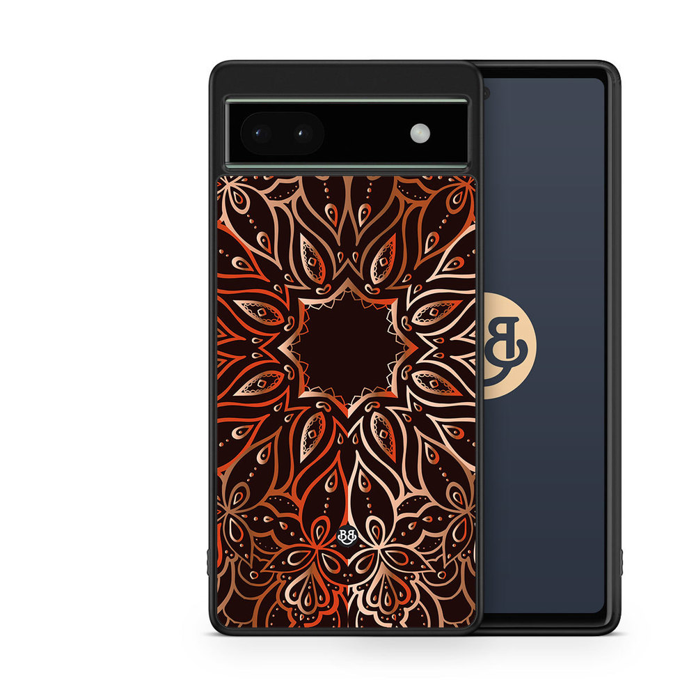 Google Pixel 6a Case - Bronze Mandala