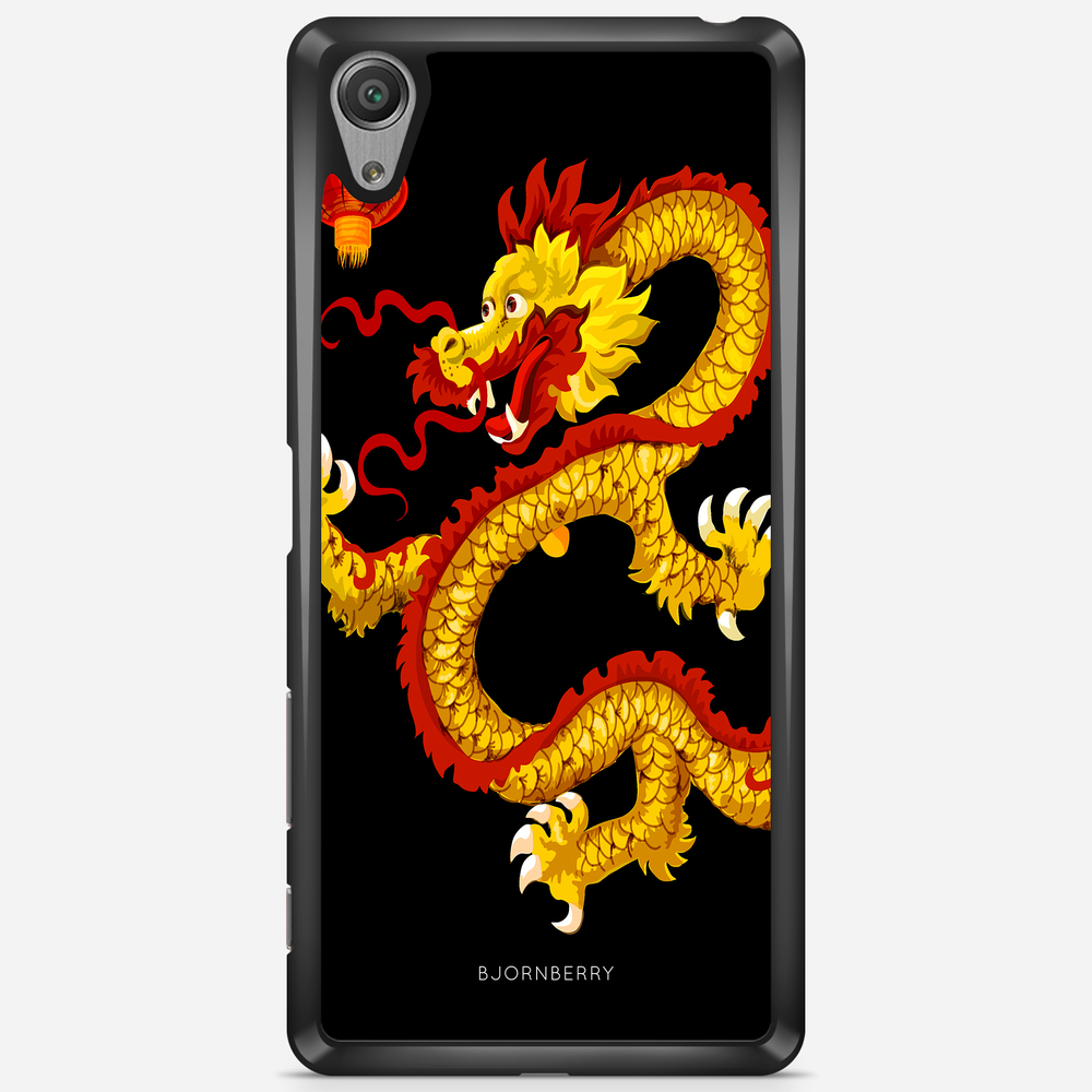 Sony Xperia X Performance Case - Yellow Dragon