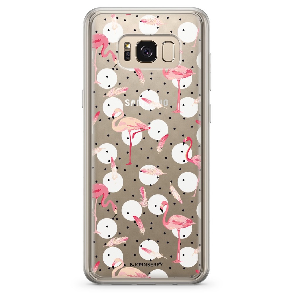 Samsung Galaxy S8 Plus Fashion Skal - Flamingos