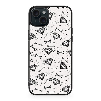 iPhone 15 Plus Skal - Diamantmönster
