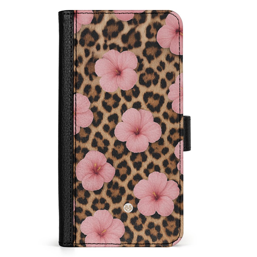 Xiaomi Redmi Note 12 Pro 5G Wallet Case - WILD BLOOM - Leopard Flower