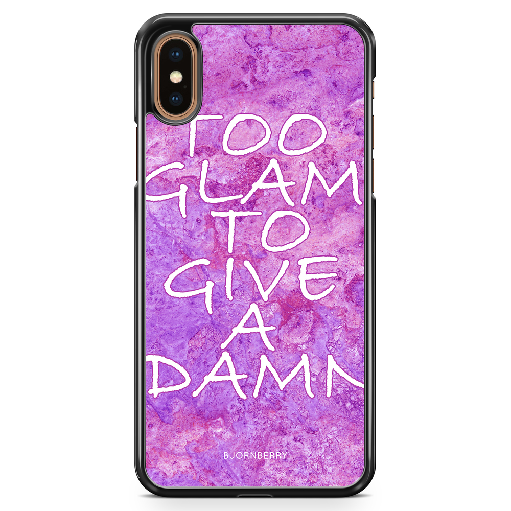 iPhone XS Max Case - Too glam to give 