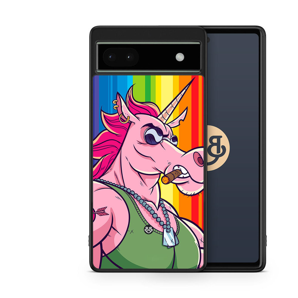 Google Pixel 6a Case - Muscle Unicorn
