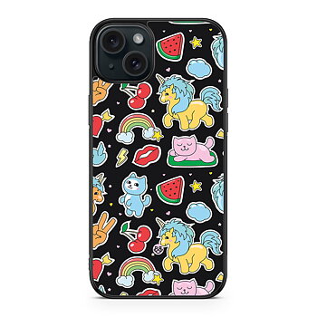 iPhone 15 Plus Skal - Klistermärken
