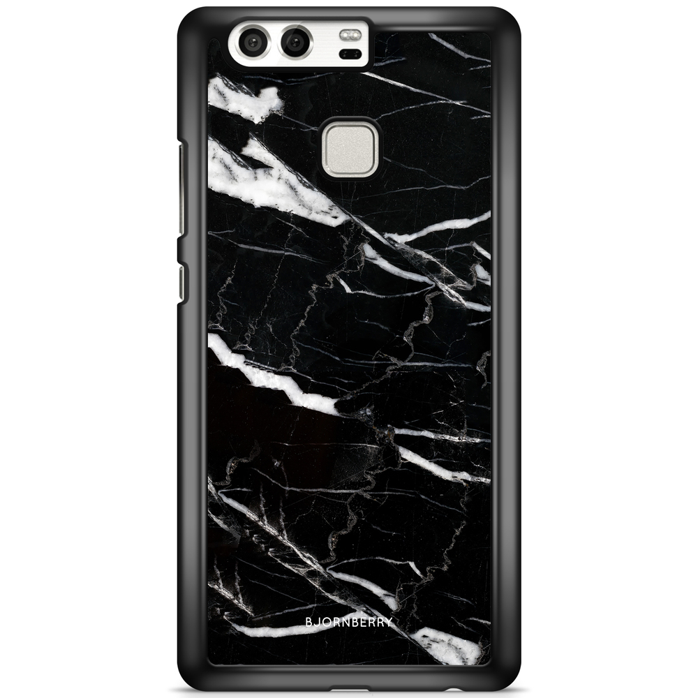 Huawei P9 Case - Black Marble