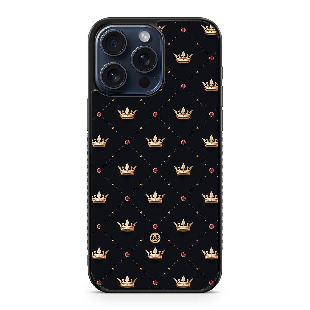 iPhone 15 Pro Max Case - Golden Crowns