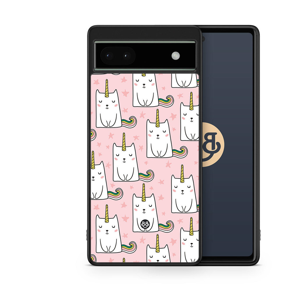 Google Pixel 6a Case - Cat Unicorn